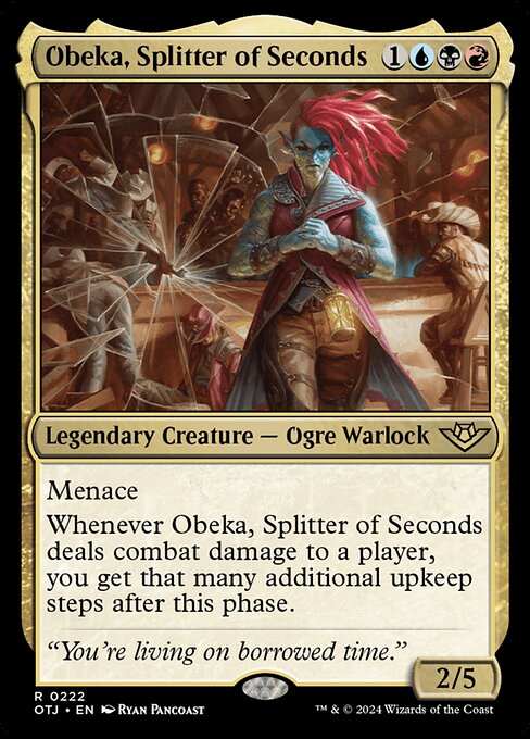 Obeka, Splitter of Seconds (222) (Foil) - NM