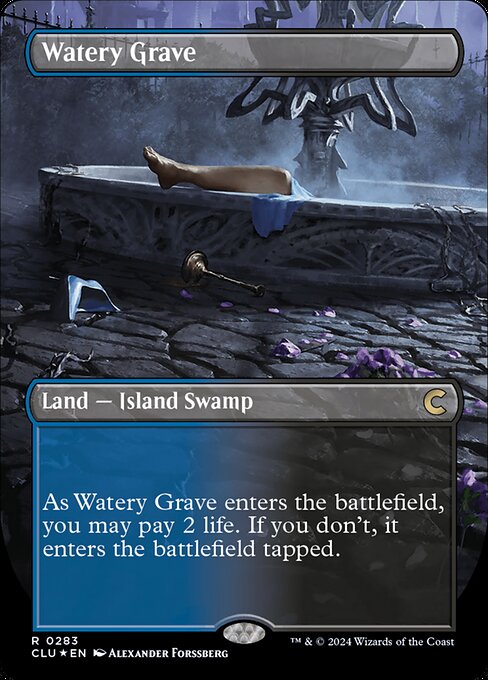 Watery Grave (283) - BORDERLESS (Foil) - NM
