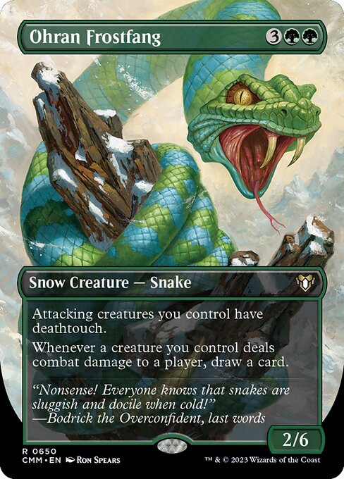 Ohran Frostfang (650) - BORDERLESS (Foil) - NM