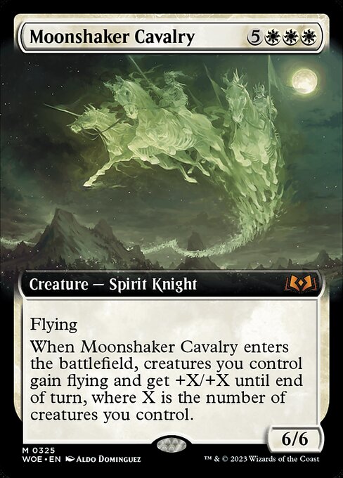 Moonshaker Cavalry (325) - EXTENDED ART (Foil) - NM