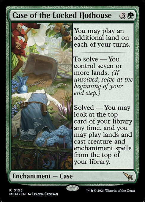 Case of the Locked Hothouse (155) (Foil) - NM