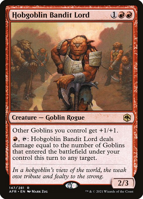 Hobgoblin Bandit Lord (147) (Foil) - NM