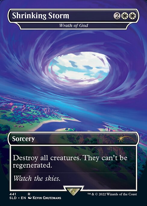 Wrath of God (441) - BORDERLESS - FULL ART - NM