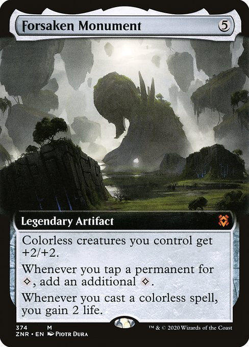 Forsaken Monument (374) - EXTENDED ART (Foil) - NM