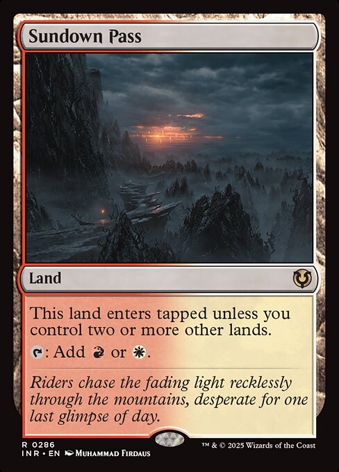 Sundown Pass (286) (Foil) - NM