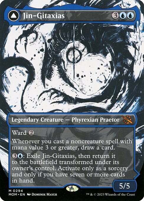 Jin-Gitaxias // The Great Synthesis (294) - BORDERLESS - FULL ART - NM
