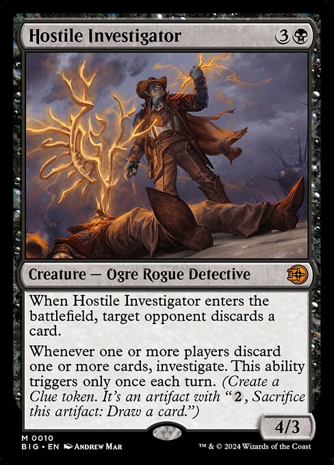 Hostile Investigator (10) - NM