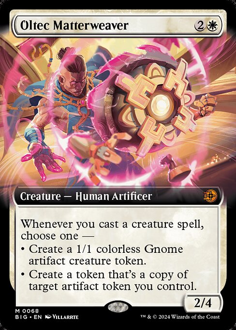 Oltec Matterweaver (68) - EXTENDED ART (Foil) - NM