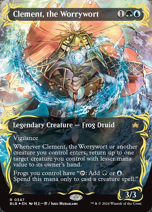 Clement, the Worrywort (347) - BORDERLESS (Foil) - NM