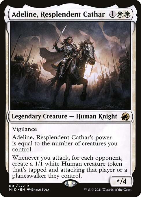 Adeline, Resplendent Cathar (1) (Foil) - NM