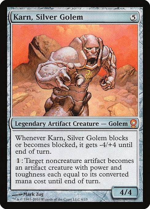 Karn, Silver Golem (6) (Foil) - NM