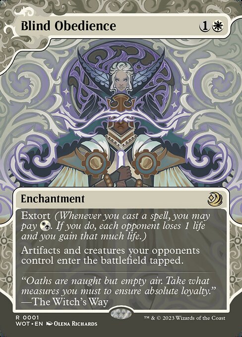 Blind Obedience (1) - BORDERLESS (Foil) - NM