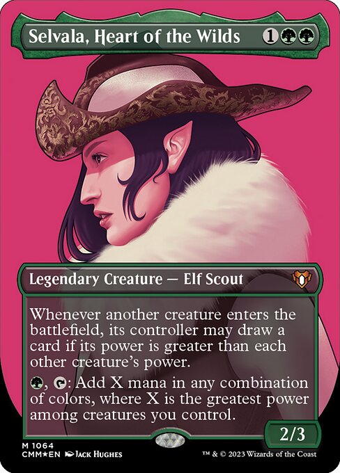Selvala, Heart of the Wilds (1064) - BORDERLESS (Foil) - DM