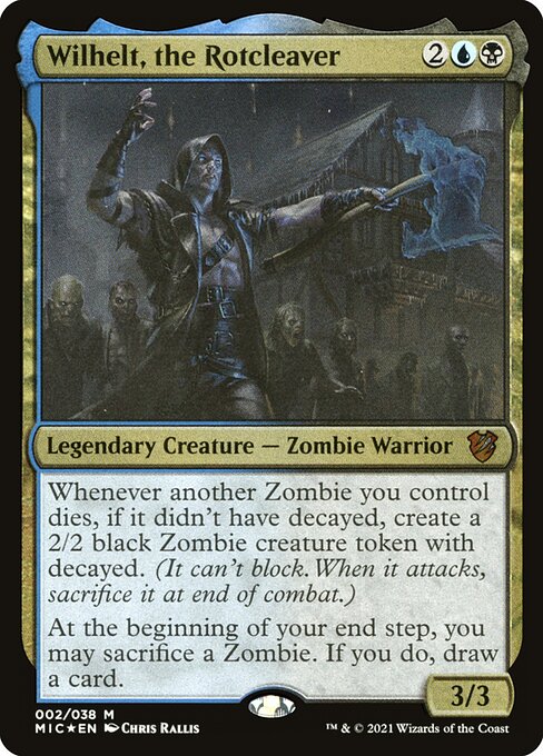 Wilhelt, the Rotcleaver (2) (Foil) - NM