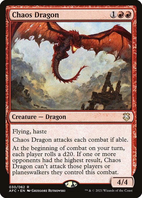 Chaos Dragon (30) - NM