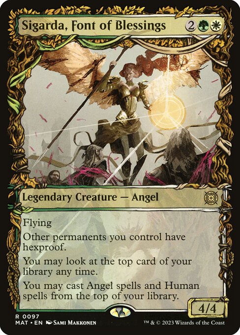 Sigarda, Font of Blessings (97) - SHOWCASE (Foil) - NM