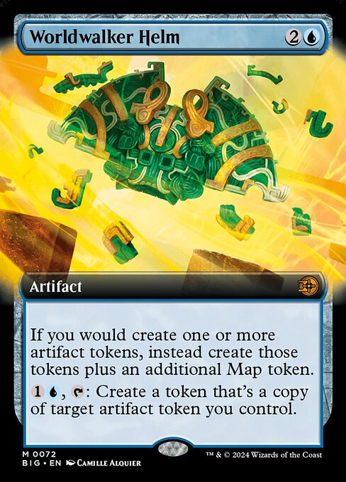 Worldwalker Helm (72) - EXTENDED ART (Foil) - NM