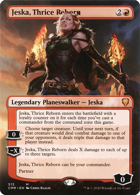 Jeska, Thrice Reborn (513) - BORDERLESS - NM