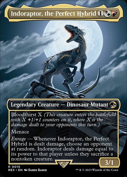 Indoraptor, the Perfect Hybrid (15) - BORDERLESS - NM