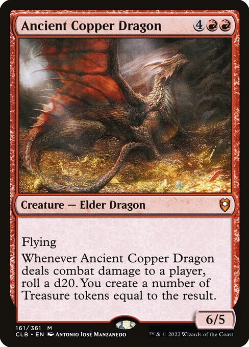 Ancient Copper Dragon (161) (Foil) - NM