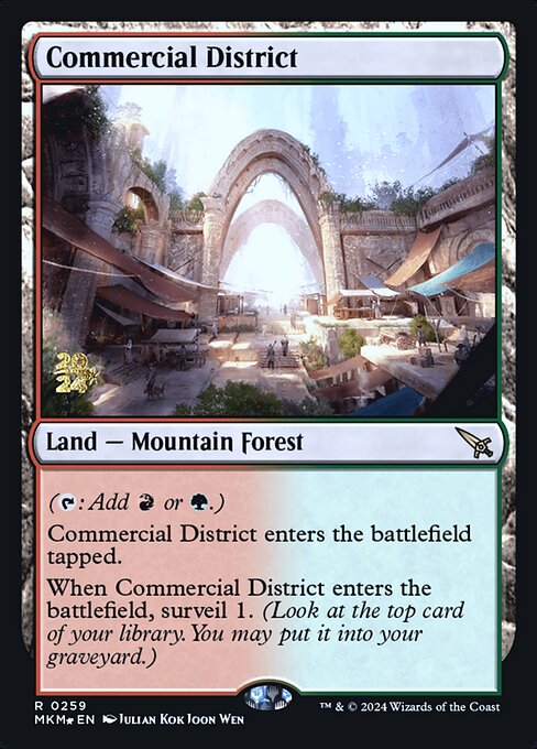 Commercial District (259s) (Foil) - NM