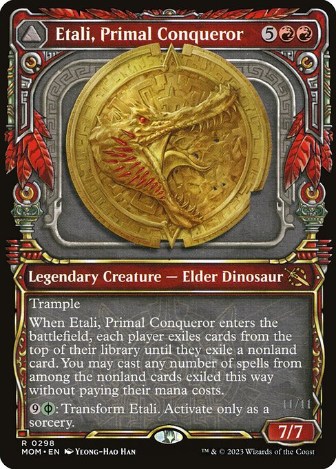 Etali, Primal Conqueror // Etali, Primal Sickness (298) - SHOWCASE - NM