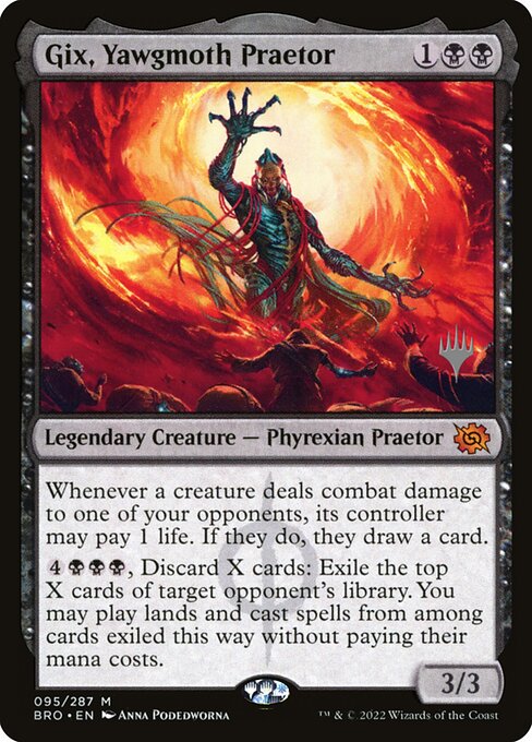 Gix, Yawgmoth Praetor (95p) - NM