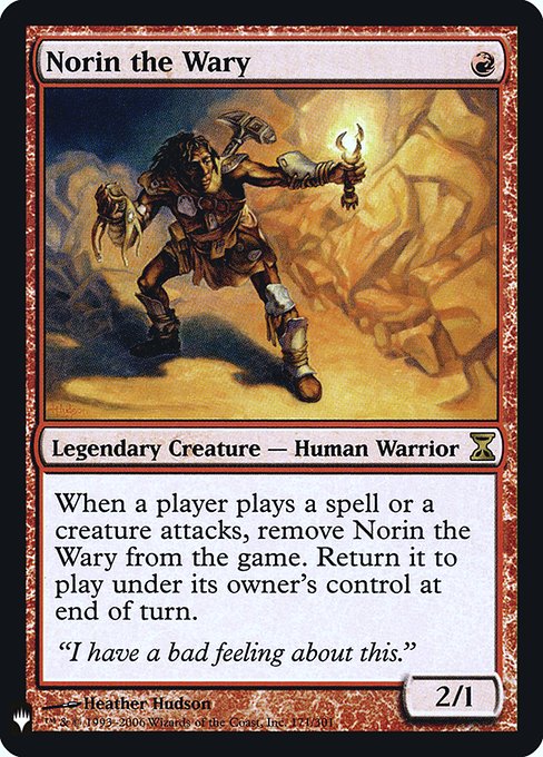 Norin the Wary (TSP-171) (Foil) - NM