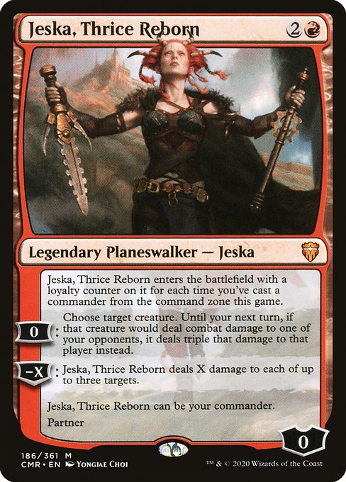Jeska, Thrice Reborn (186) (Foil) - NM