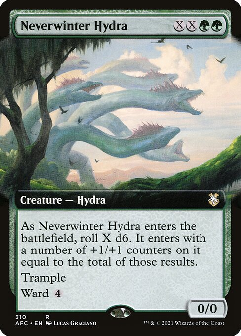 Neverwinter Hydra (310) - EXTENDED ART - NM