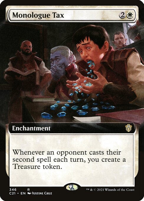 Monologue Tax (346) - EXTENDED ART - NM
