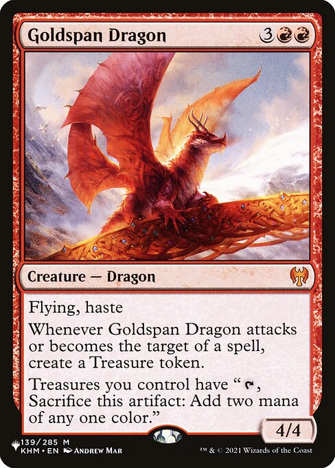 Goldspan Dragon (KHM-139) - NM