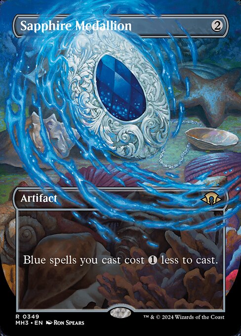 Sapphire Medallion (349) - BORDERLESS - NM
