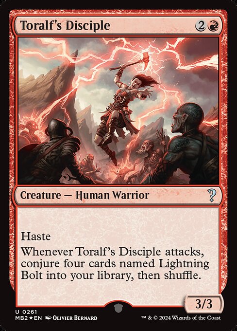 Toralf's Disciple (261) (Foil) - NM