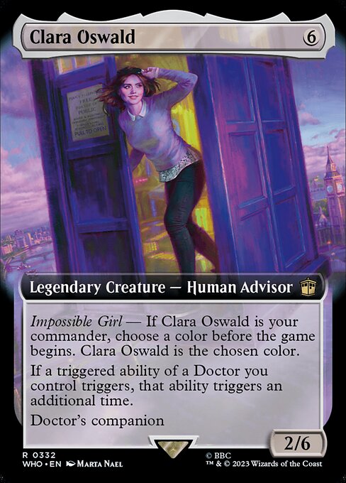 Clara Oswald (332) - EXTENDED ART - NM