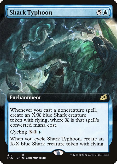 Shark Typhoon (319) - EXTENDED ART - NM