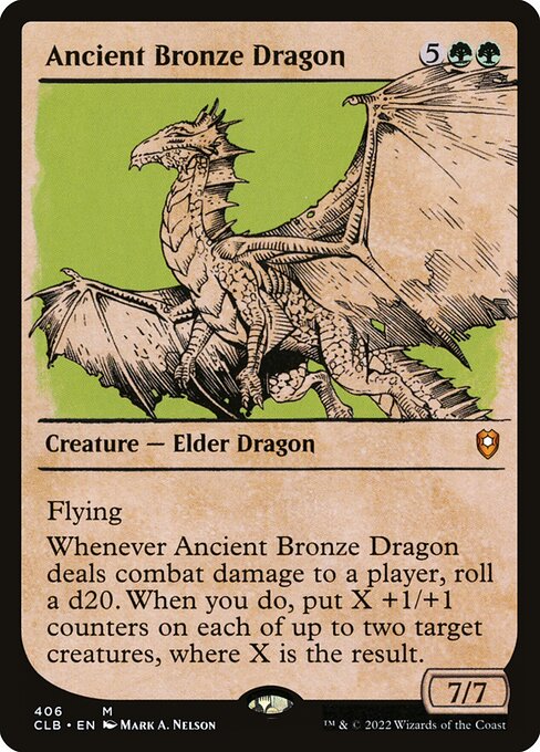 Ancient Bronze Dragon (406) - SHOWCASE - NM