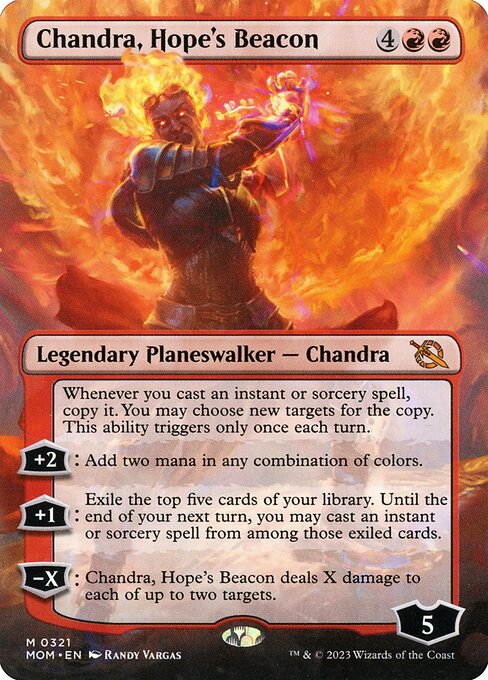 Chandra, Hope's Beacon (321) - BORDERLESS (Foil) - NM