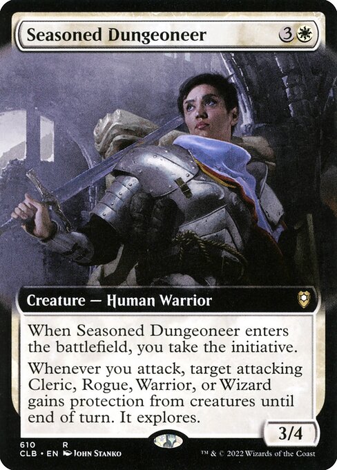Seasoned Dungeoneer (610) - EXTENDED ART - NM