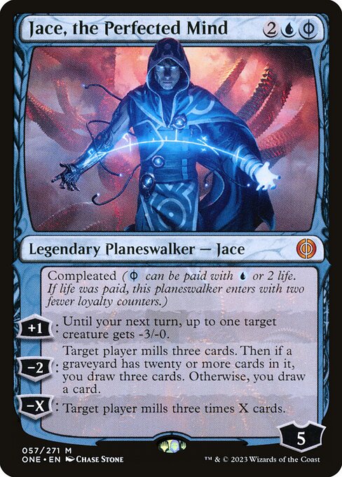 Jace, the Perfected Mind (57) (Foil) - NM