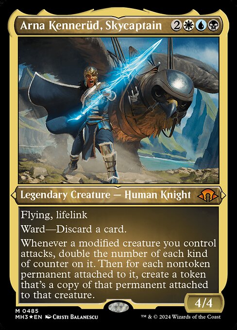 Arna Kennerüd, Skycaptain (485) (Etched) - NM