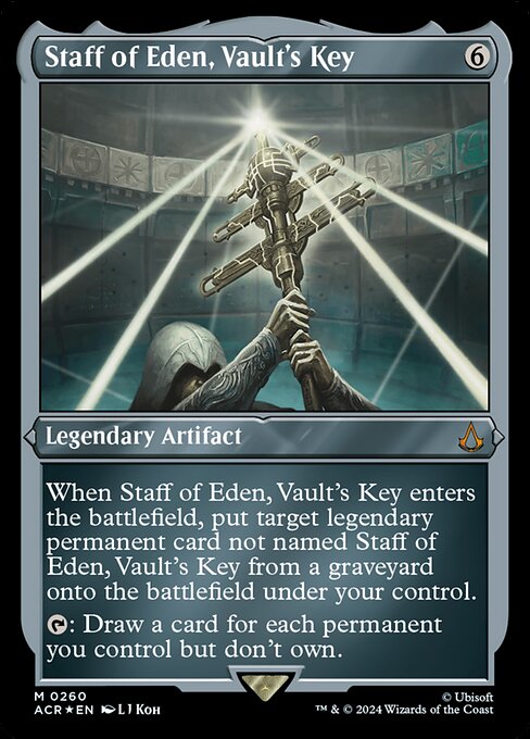 Staff of Eden, Vault's Key (260) (Etched)