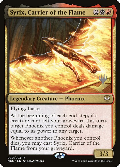 Syrix, Carrier of the Flame (80p) (Foil) - NM