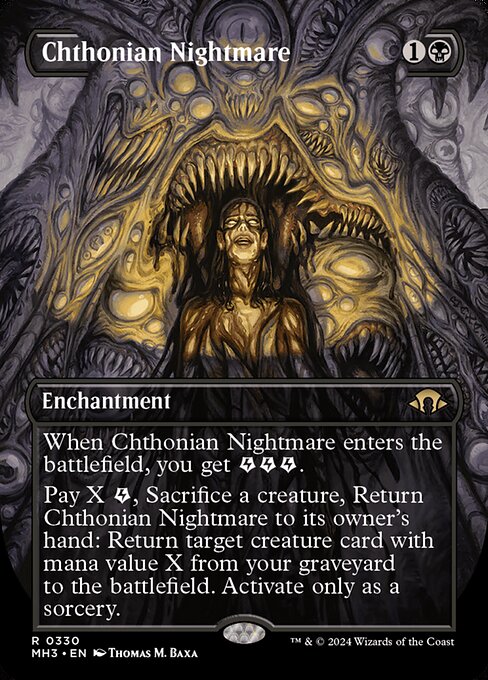 Chthonian Nightmare (330) - BORDERLESS - NM