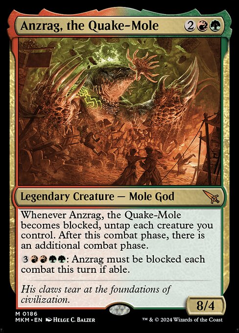 Anzrag, the Quake-Mole (186) (Foil) - NM