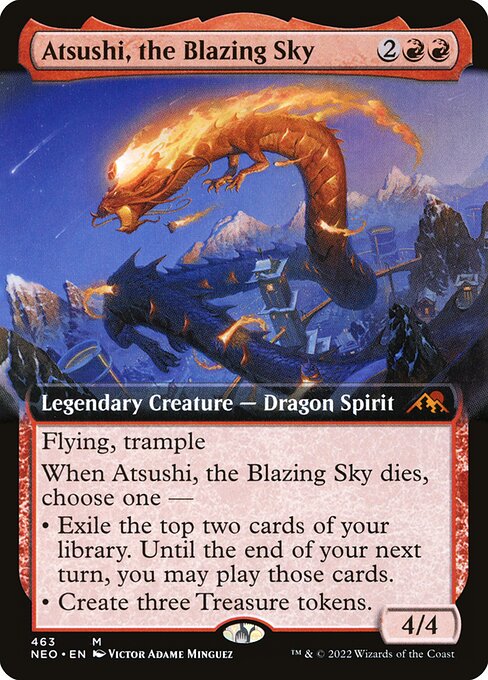 Atsushi, the Blazing Sky (463) - EXTENDED ART - NM