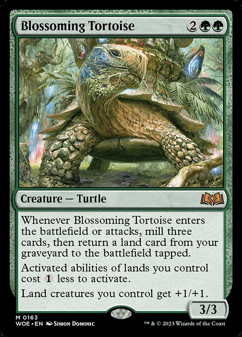 Blossoming Tortoise (163) - NM