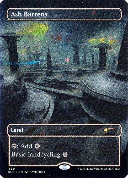 Ash Barrens (469) - BORDERLESS - FULL ART (Foil) - NM