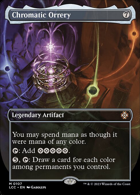 Chromatic Orrery (107) - BORDERLESS (Foil) - NM