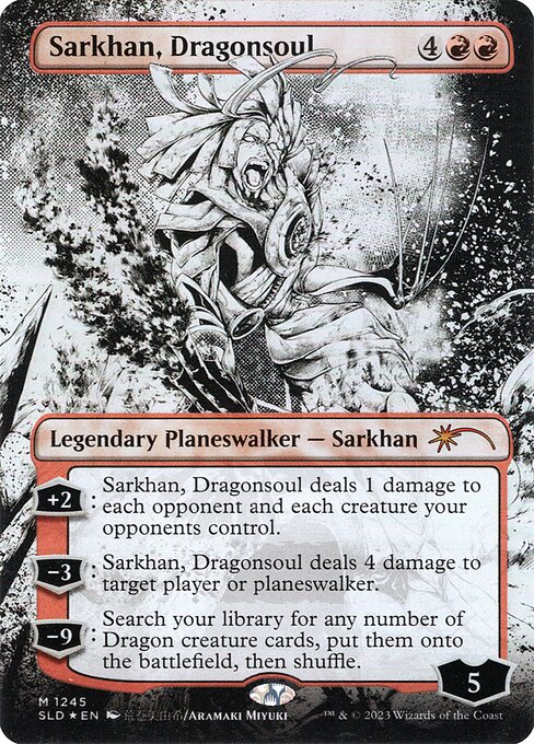 Sarkhan, Dragonsoul (1245) - BORDERLESS (Foil) - NM